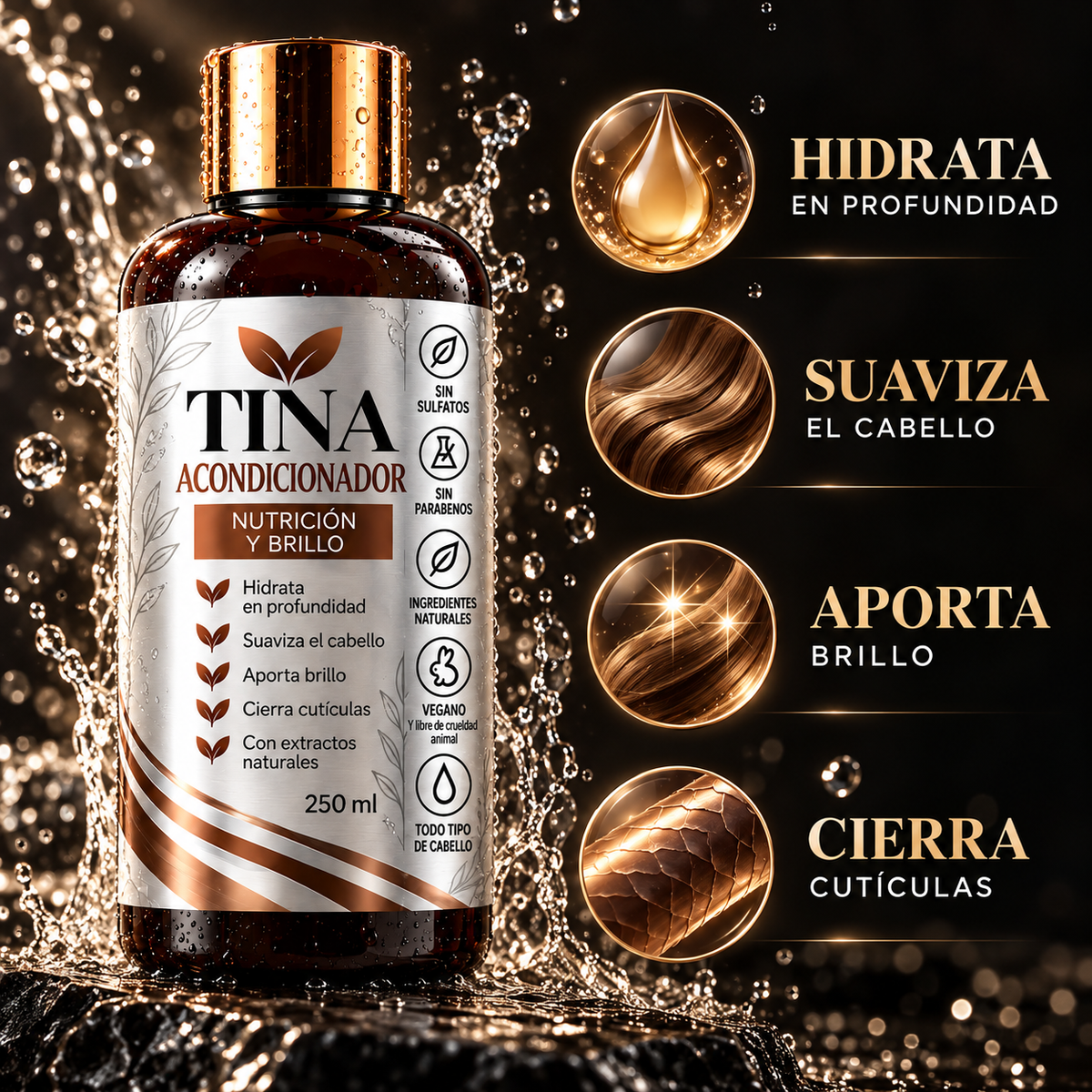 TinaStore™ Acondicionador Hidrante CIERRA CUTÍCULAS