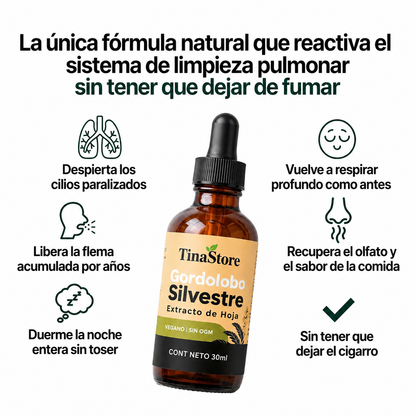 TinaStore®  | Activador Respiratorio™ líquido para fumadores