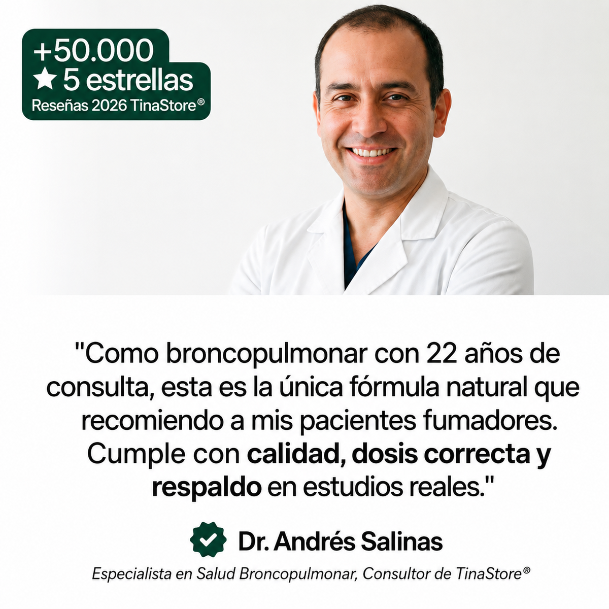 TinaStore®  | Activador Respiratorio™ líquido para fumadores