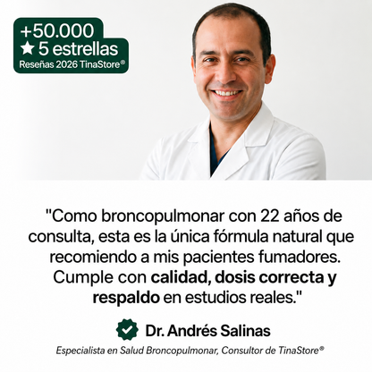 TinaStore®  | Activador Respiratorio™ líquido para fumadores