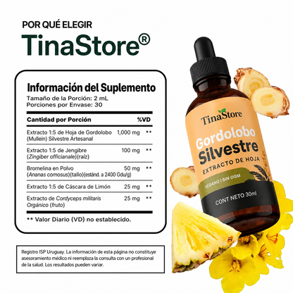 TinaStore®  | Activador Respiratorio™ líquido para fumadores