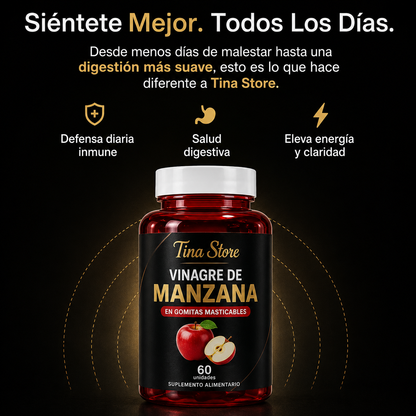 TinaStore™ Gomitas Masticables para Controlar el Apetito y Apoyar tu Metabolismo