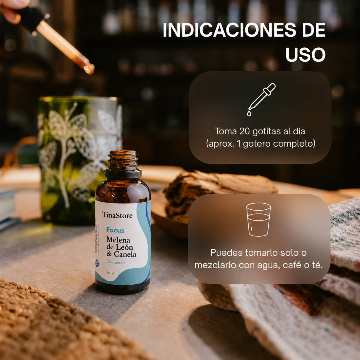 Focus | Extracto de Melena de León