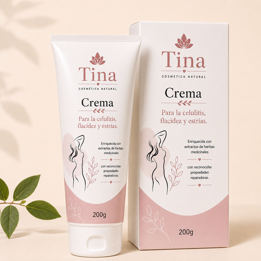Tina™ | Crema Anticelulitis Reafirmante – Reduce la Piel de Naranja