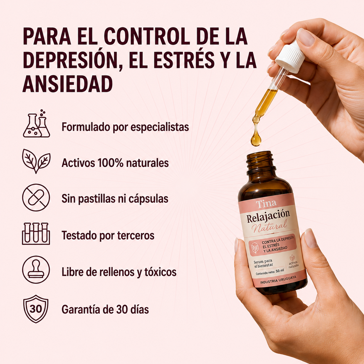 Tina™ | Relajación Natural para el Estrés, la Depresión y la Ansiedad