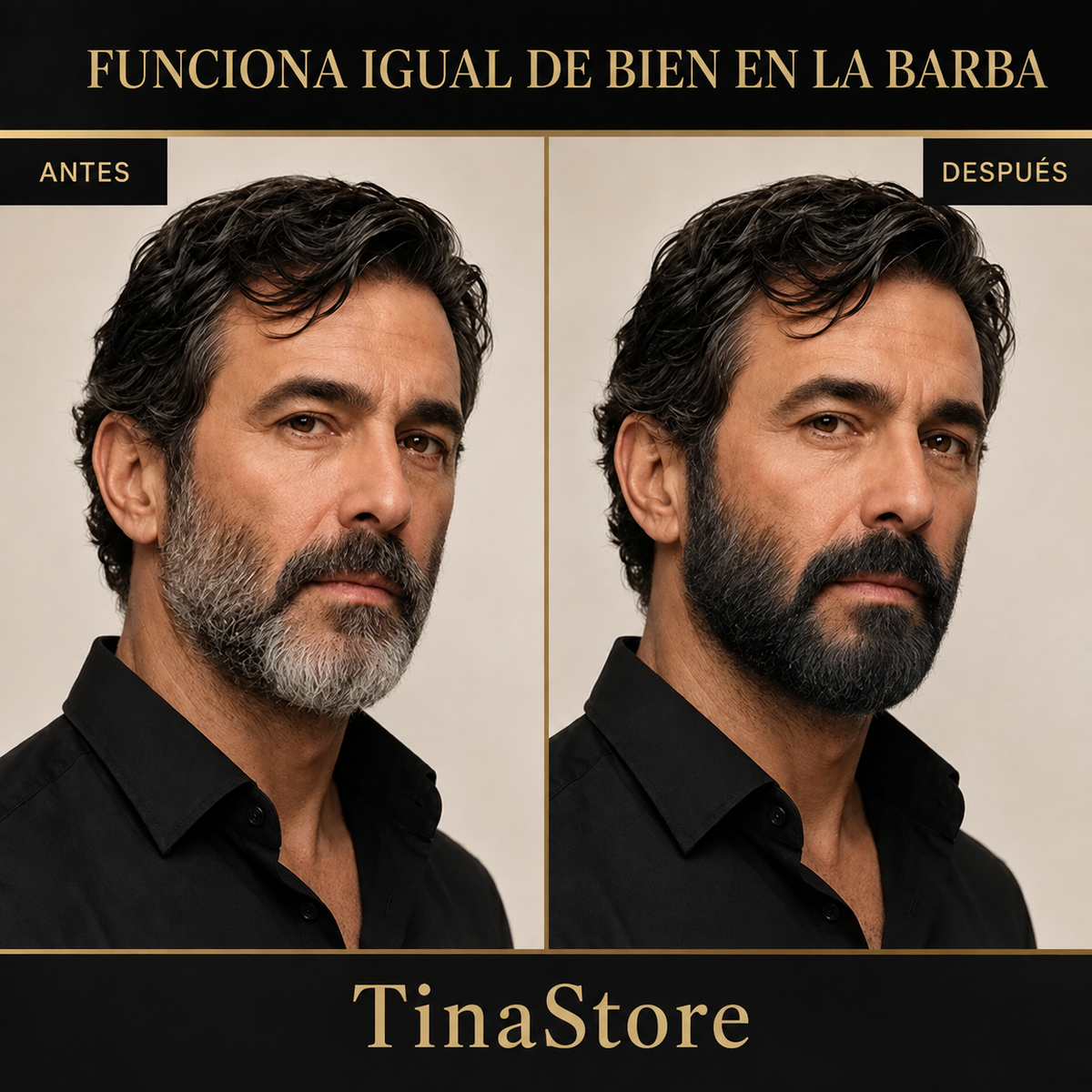 Rejuvenece tu cabello al instante Shampoo cubridor de cana