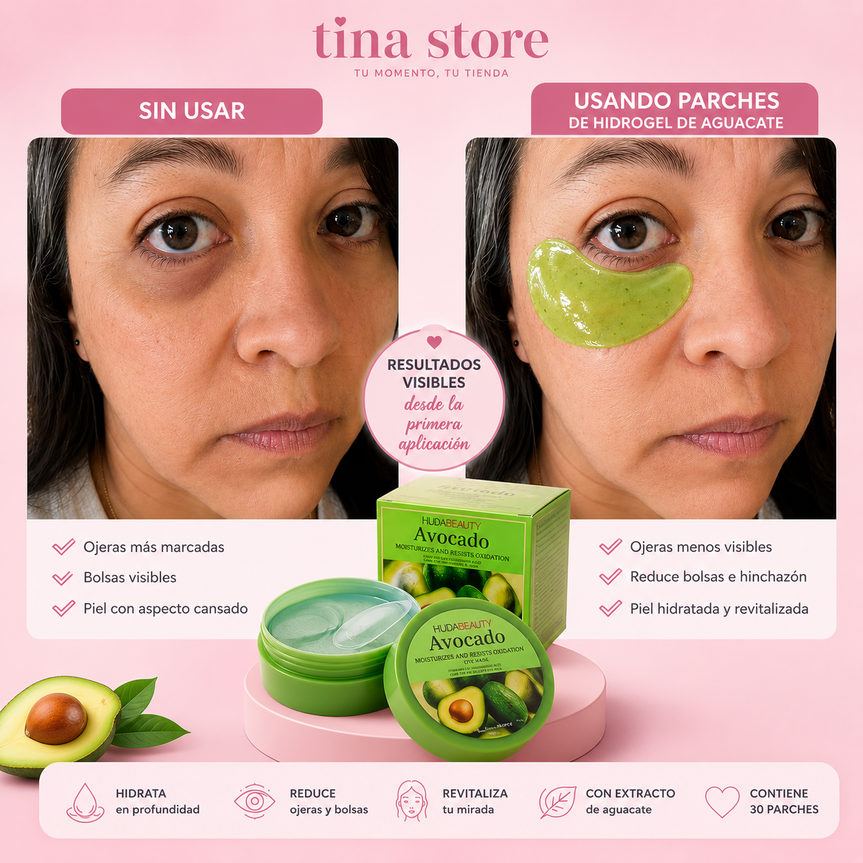 Oferta Especial 2x1 | Parches Hidratantes Anti Ojeras
