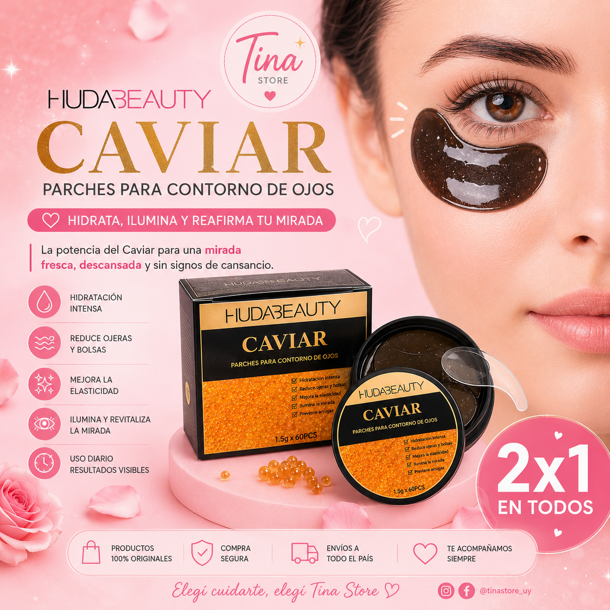 Oferta Especial 2x1 | Parches Hidratantes Anti Ojeras