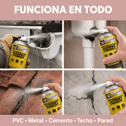 Spray Sellador Impermeable ¡Adiós goteras y grietas!