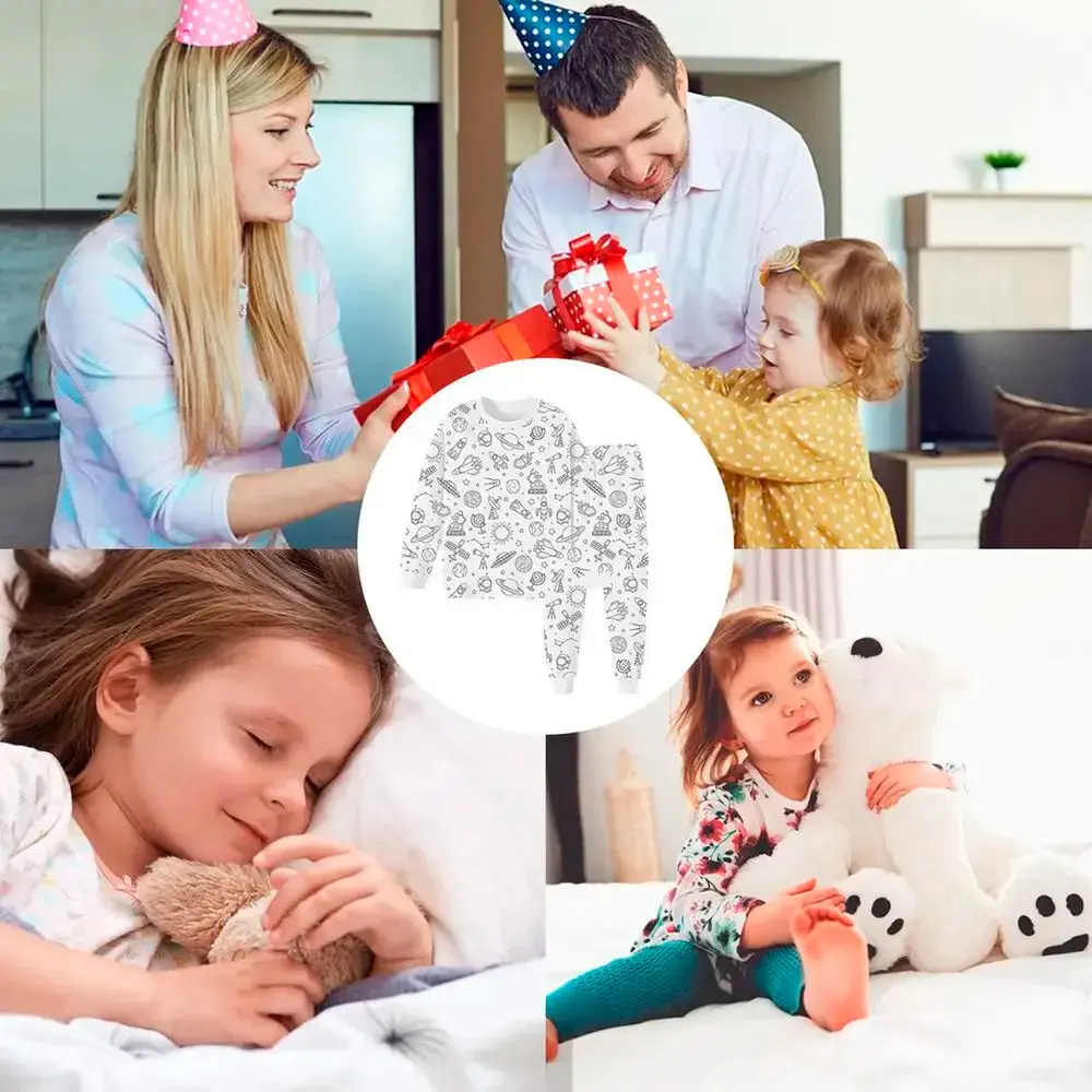 Conjunto Pijama Coloreable | Dia del Niño