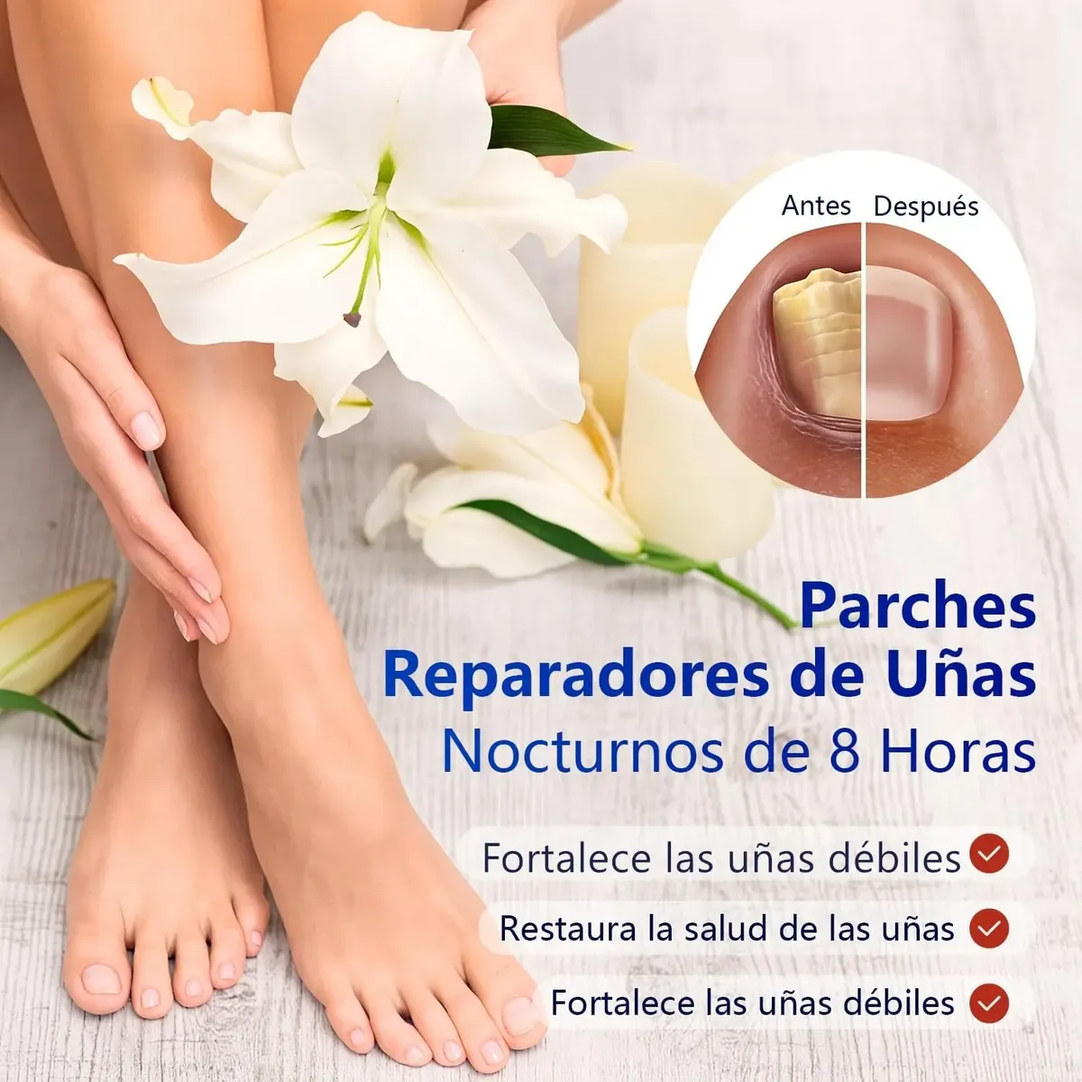 Parches AntiHongos y Regeneradores De Uñas