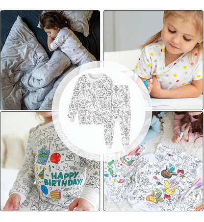 Conjunto Pijama Coloreable | Dia del Niño
