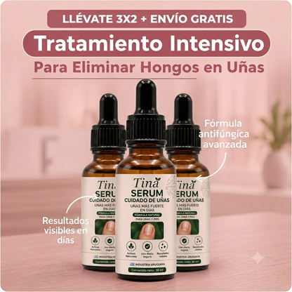 TINA: El Serum que elimina el 99.9% de los hongos en tus uñas.