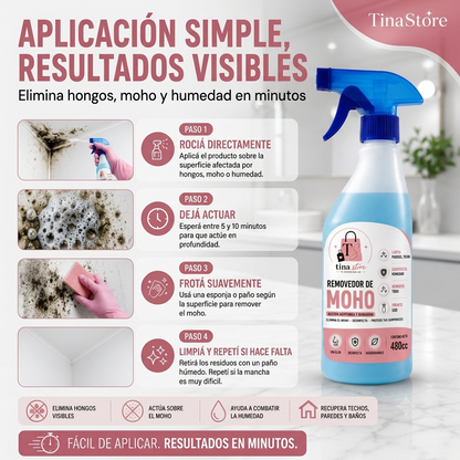 Adiós Moho – Removedor de moho | Paredes limpias, protegidas y como nuevas fácilmente.