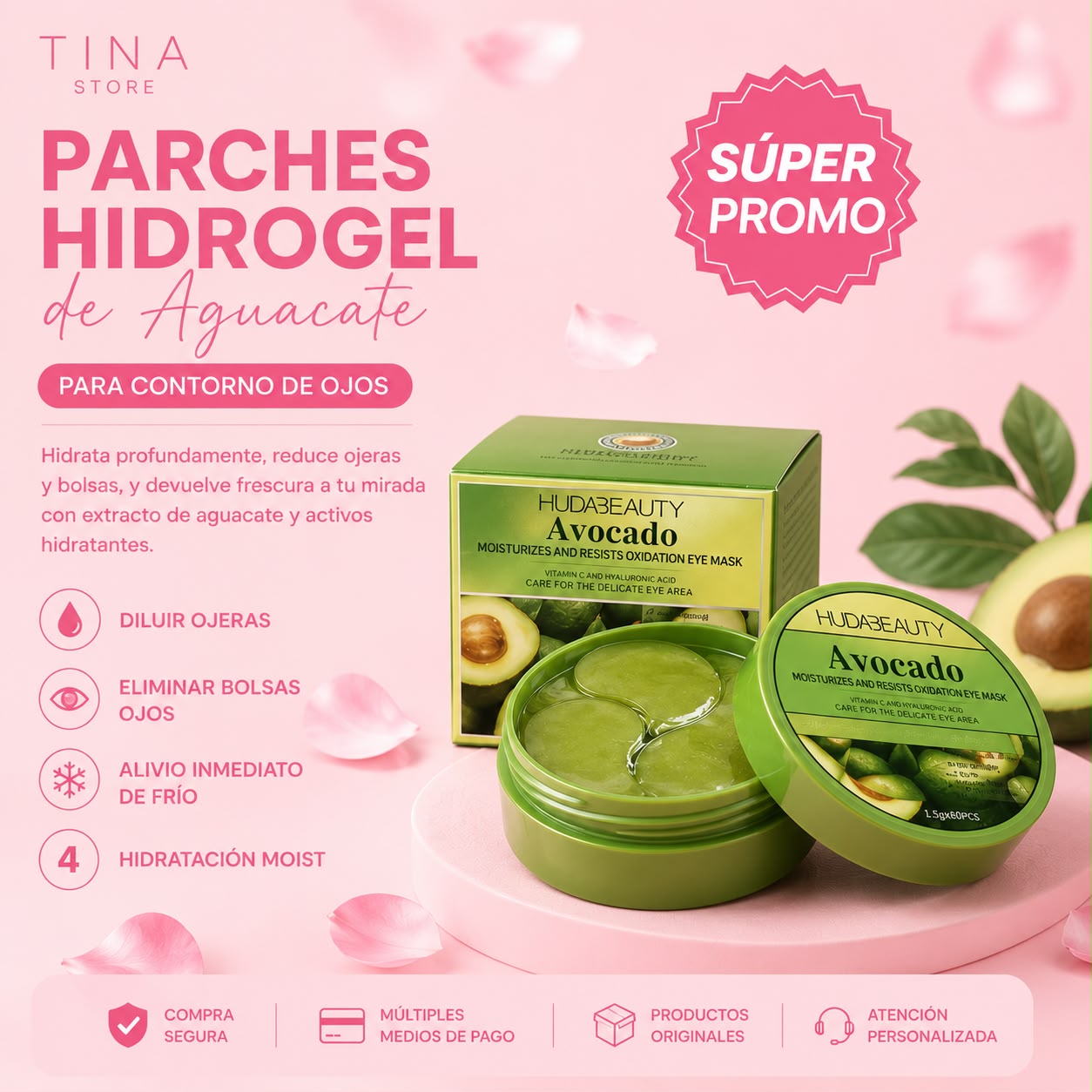 Oferta Especial 2x1 | Parches Hidratantes Anti Ojeras