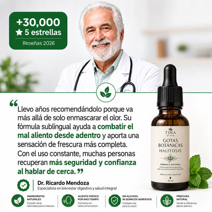 Gotas Naturales · Tratamiento Avanzado contra el Mal Aliento