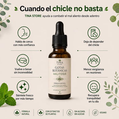 Gotas Naturales · Tratamiento Avanzado contra el Mal Aliento