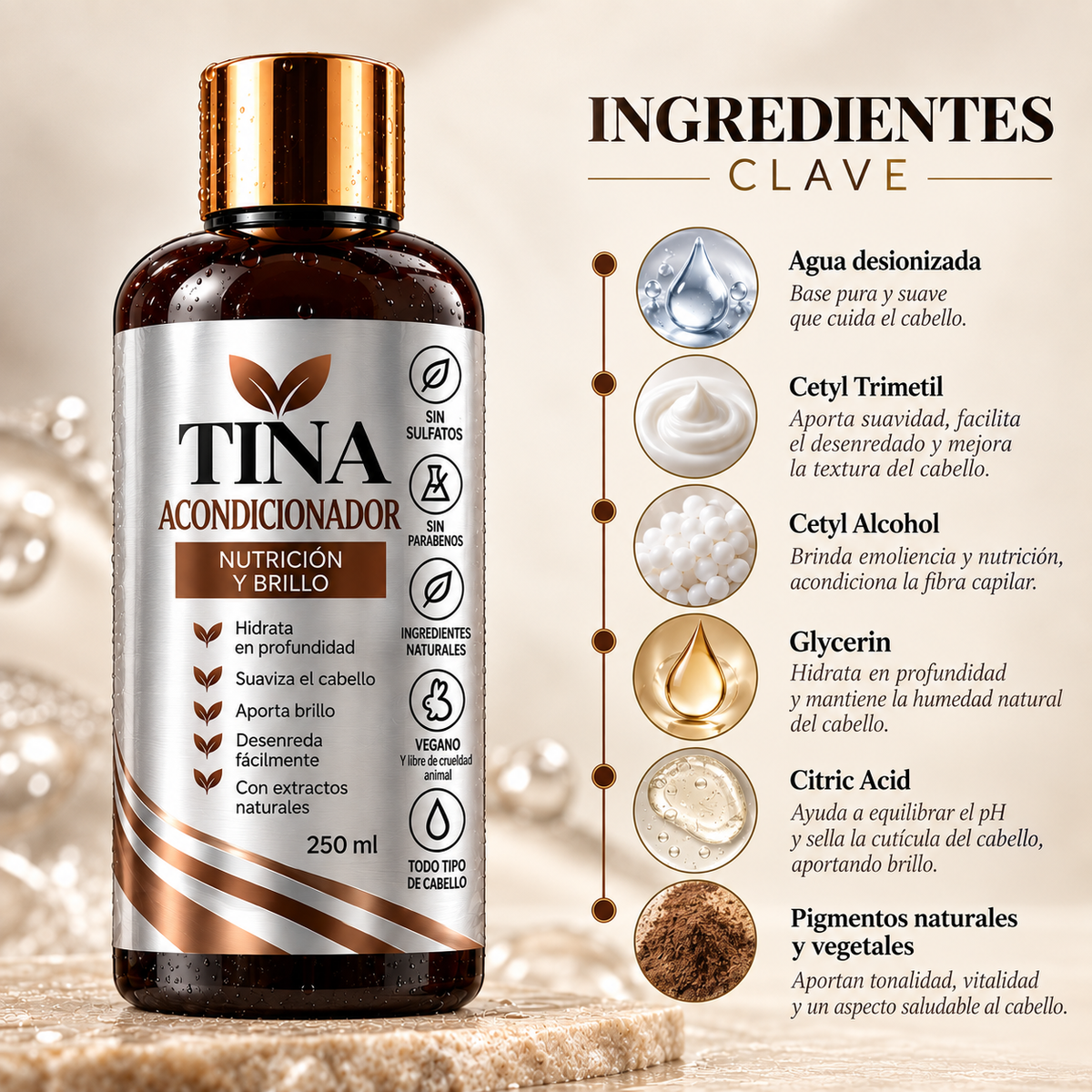 TinaStore™ Acondicionador Hidrante CIERRA CUTÍCULAS